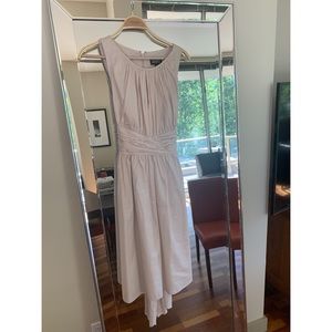 Adrianna Papell Champagne Dress with tie at waist Size 12